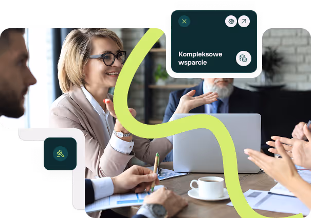 Prawnicy dyskutujący nad strategią w sprawie o odszkodowanie.